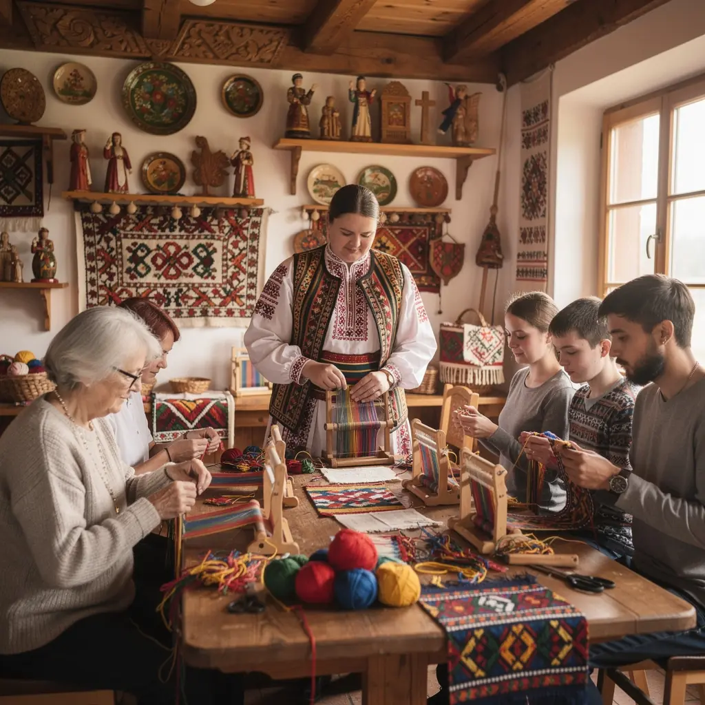 A wooden cabin with a stone fireplace, inviting guests to relax after a day of hiking adventures.